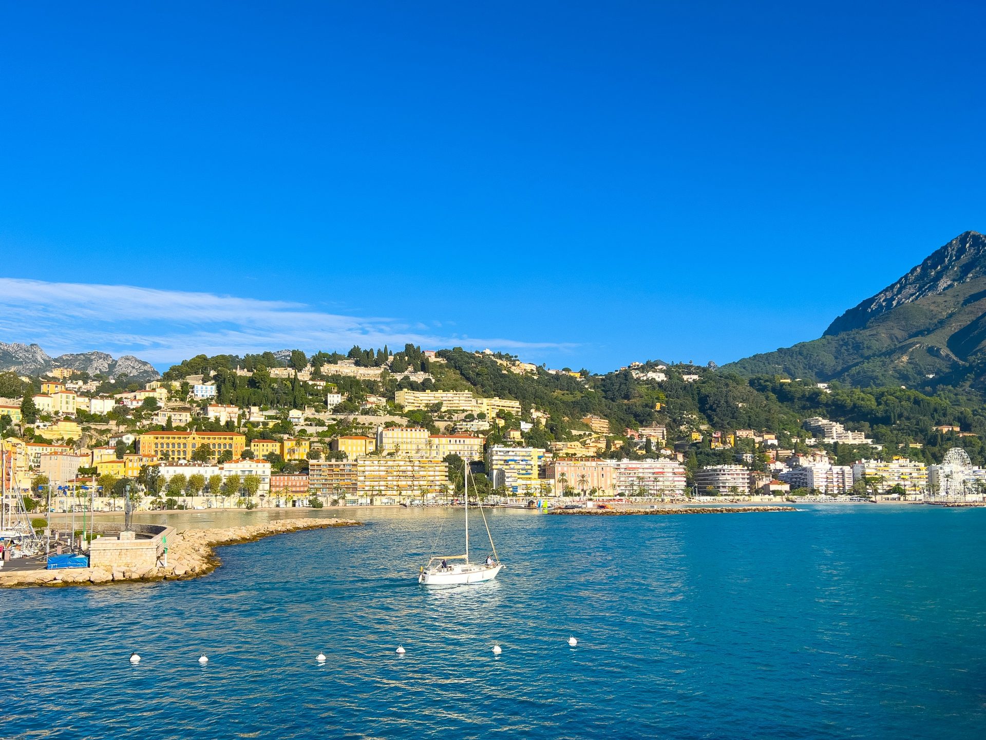 la côte d'azur en catamaran